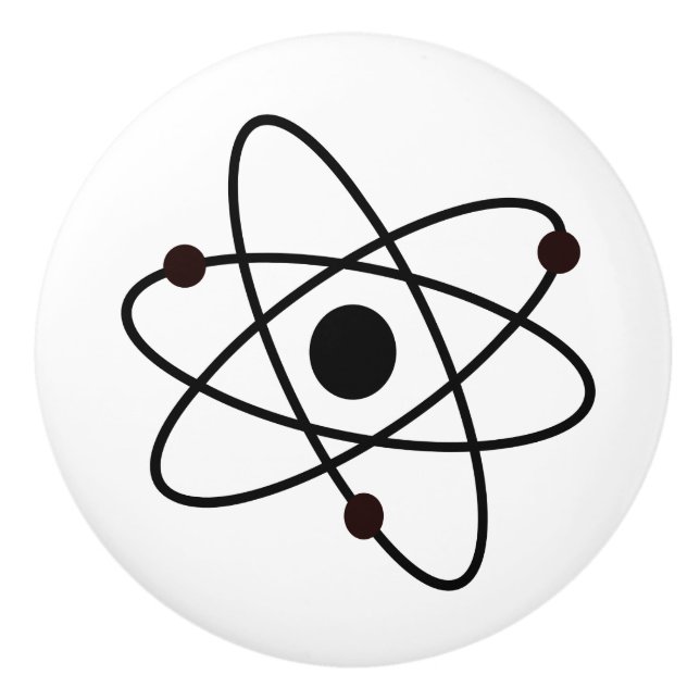 Kärnteknik, modern Abstrakt och atomteknik Moderni Knopp (Framsidan)