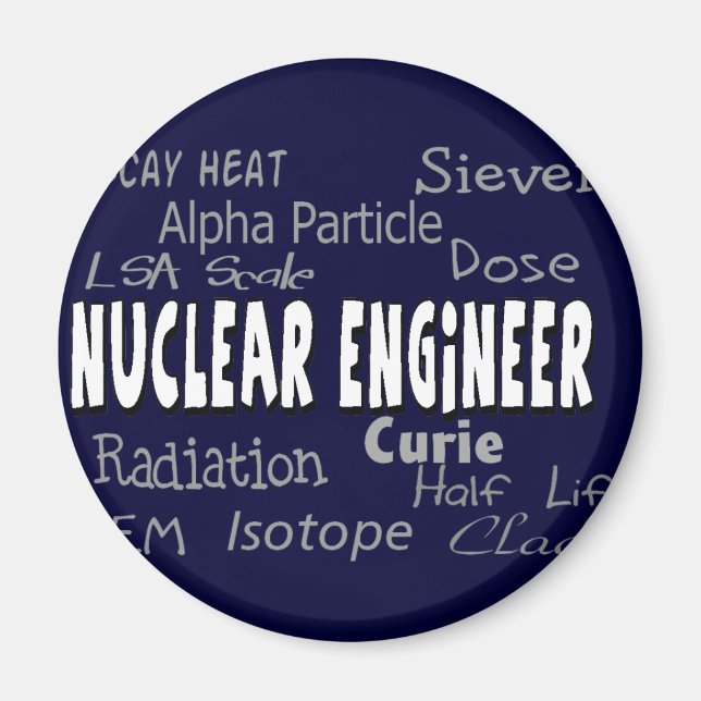 Kärnteknikterminologiska presenter magnet (Framsidan)
