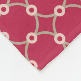 Kärnteknisk anslutning - magenta - sömlöst mönster fleecefilt