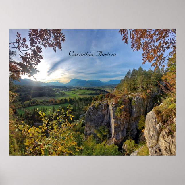 Kärnten, Österrike Poster (Framsidan)
