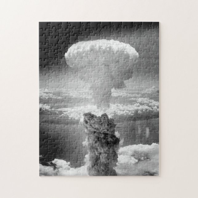 Kärnvapenbombens mushroom Cloud Pussel (Vertikal)