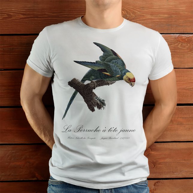 Karolina parakit, Conuropsis carolinensis T Shirt (Carolina parakeet, Conuropsis carolinensis. Men Basic White T-Shirt)