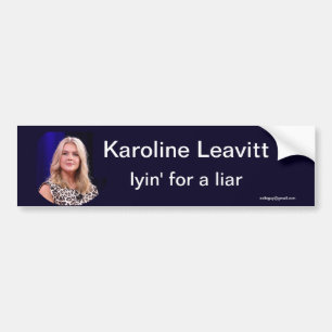 karoline leavitt bildekal