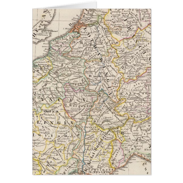 Karolingiskt imperium hälsningskort (Framsidan)