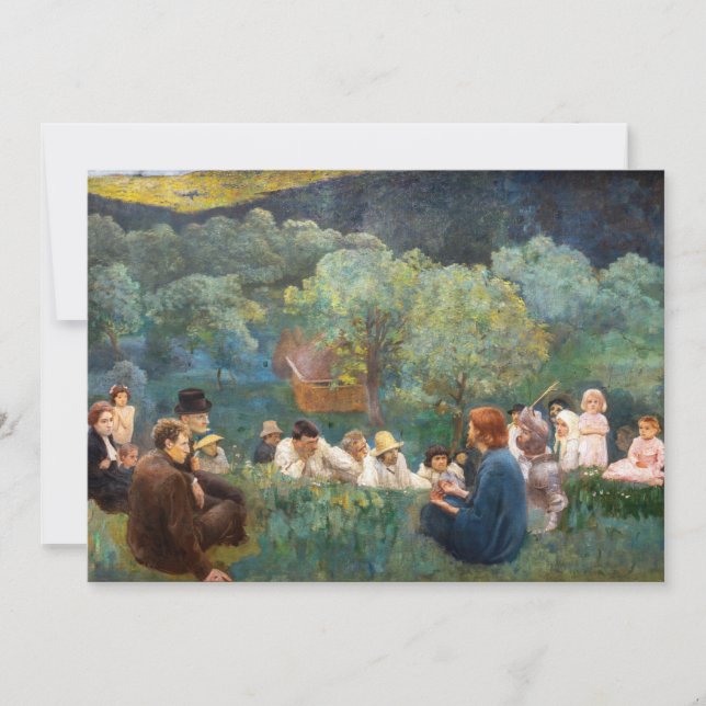 Károly Ferenczy - Bergspredikan Tack Kort (Framsida)