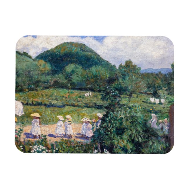 Károly Ferenczy - Picknick i maj (Sommardag) Magnet (Horisontell)