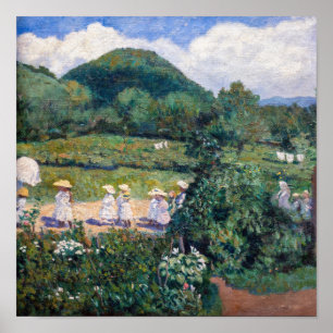 Károly Ferenczy - Picknick i maj (Sommardag) Poster