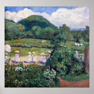 Károly Ferenczy - Picknick i maj (Sommardag) Poster