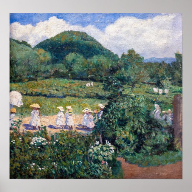 Károly Ferenczy - Picknick i maj (Sommardag) Poster (Framsidan)