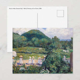 Károly Ferenczy - Picknick i maj (Sommardag) Vykort