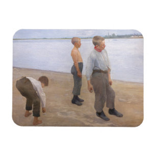 Károly Ferenczy - Pojkar som kastar stenar Magnet