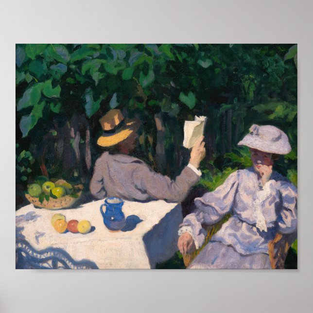 Károly Ferenczy - Solig morgon Poster (Framsidan)