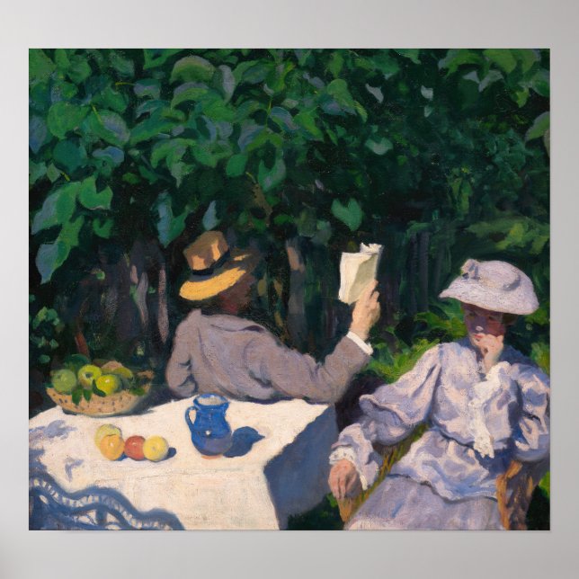 Károly Ferenczy - Solig morgon Poster (Framsidan)