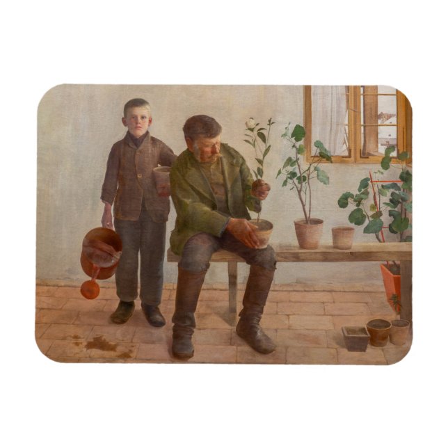 Károly Ferenczy - Trädgårdsmästare Magnet (Horisontell)