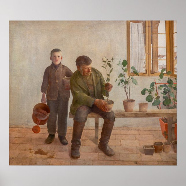 Károly Ferenczy - Trädgårdsmästare Poster (Framsidan)