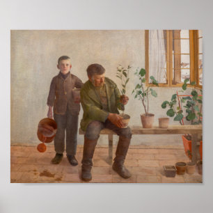 Károly Ferenczy - Trädgårdsmästare Poster