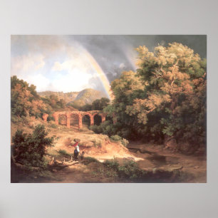 Karoly Marko Ligcape med Viaduct och Rainbow Poster