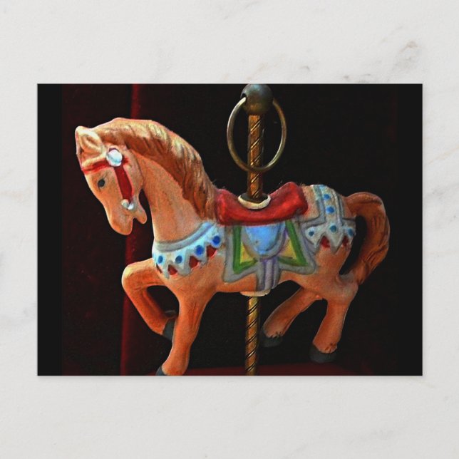 Karosel Horse Collection Vykort (Framsida)