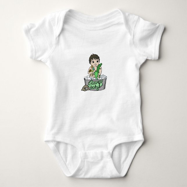 Karosseri av träsk Baby T Shirt (Framsida)