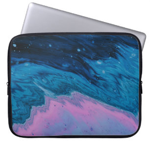 Karosseri med illustration av vatten laptop fodral