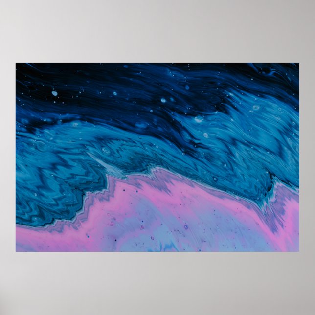 Karosseri med illustration av vatten poster (Framsidan)