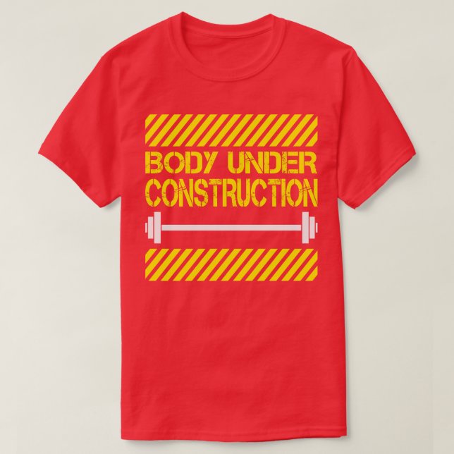 Karosseri under konstruktion t shirt (Design framsida)
