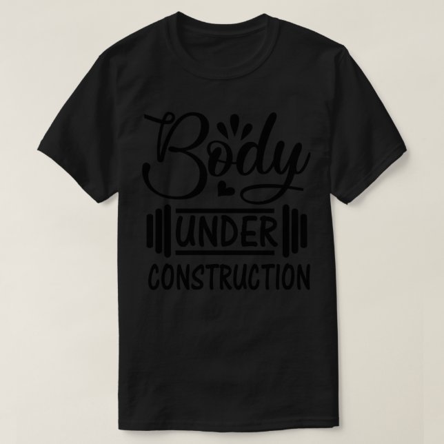 Karosseri under konstruktion t shirt (Design framsida)