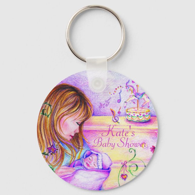Karousel Dreams Button Keychain Nyckelring (Framsida)