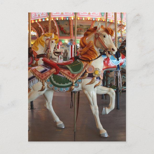 Karousel Horse,2 Vykort (Framsida)