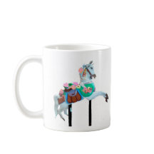 "KAROUSELHORSDEKORATIVA MUGG" MUGG