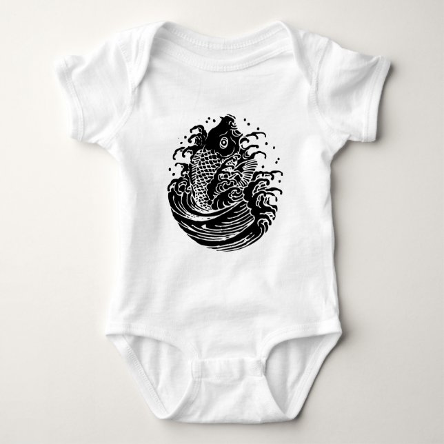 Karp och vatten tee shirt (Framsida)