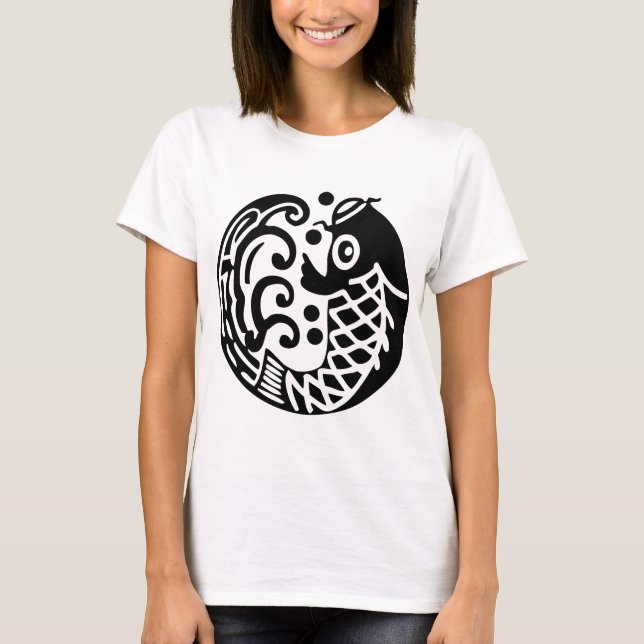 Karp på våg t shirt (Framsida)