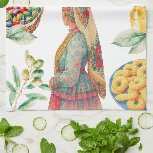 Karpathia Kitchen Towel Kökshandduk (Vikta)