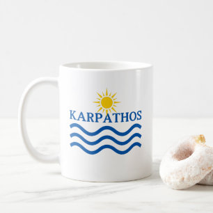 KARPATHOS Greece, Sol Vågar Kaffemugg
