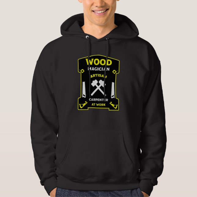 Karpentry and Woodworking Hoodie (Framsida)