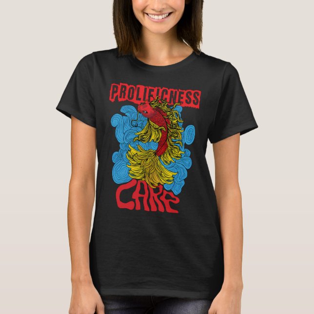 karpfiskar produktivitet t shirt (Framsida)