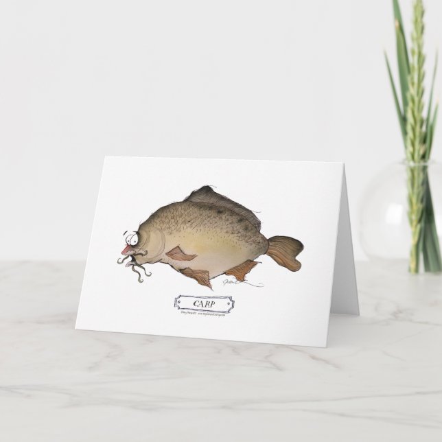 Karpfiskar, tonfiskar kort (Framsida)