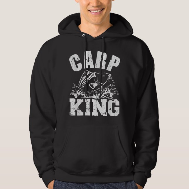 Karpfiske kung hoodie (Framsida)