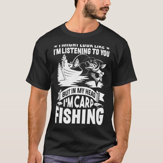 Karpfiske - Topp För Karpfiskare T Shirt (Framsida)