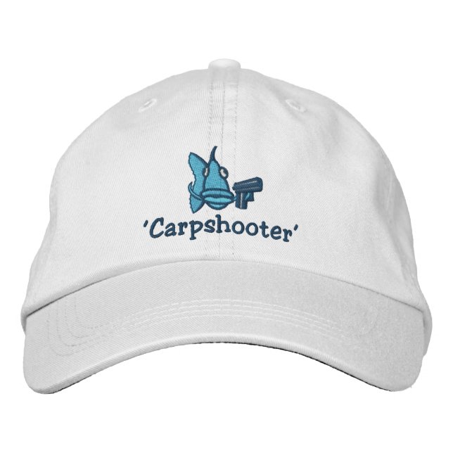 Karpshooter - broderad hatt broderad keps (Framsida)