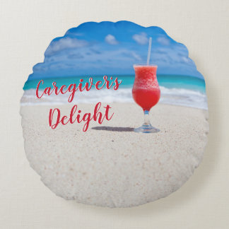 Karriärens ömtåliga runda fyllning rund kudde