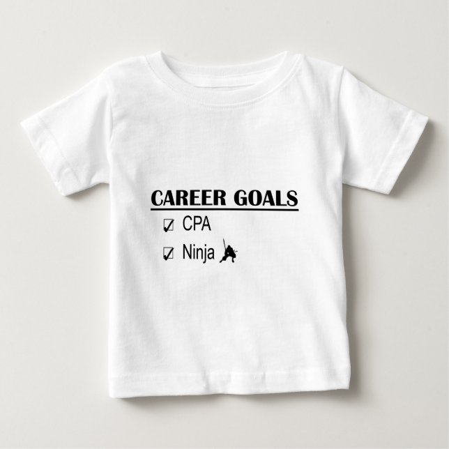 Karriärmål för CPA Ninja T-shirt (Framsida)