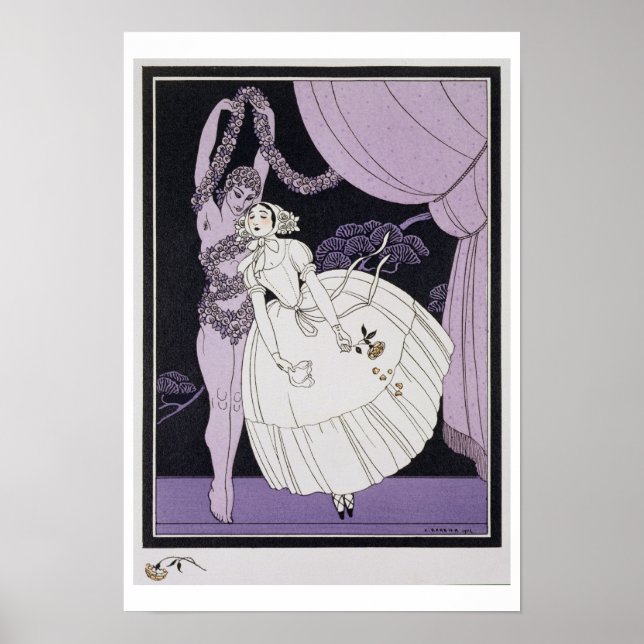 Karsavina, 1914 (pochoir print) 2 poster (Framsidan)