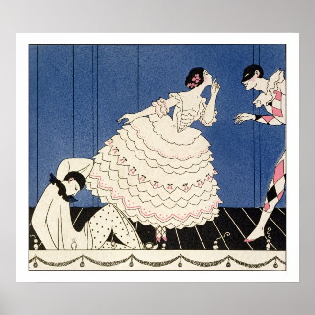 Karsavina, 1914 (pochoir print) poster (Framsidan)