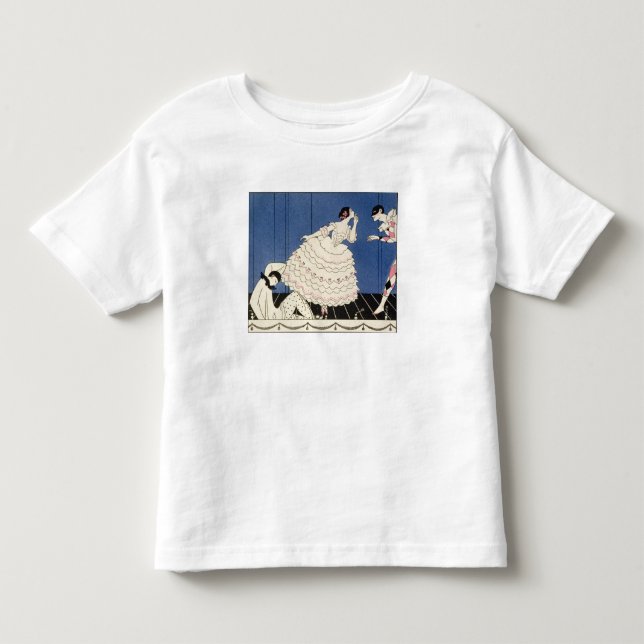 Karsavina 1914 (pochoirtrycket) tee shirt (Framsida)