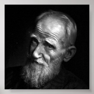 Karsh fotograferar av George Bernard Shaw (1943) Poster