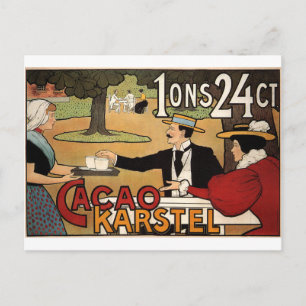 Karstel Cocoa 1897 av Johann Georg van Caspel Vykort