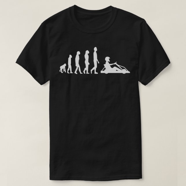 Kart Gokart Racer Kart Driver GoKart Evolution T Shirt (Design framsida)