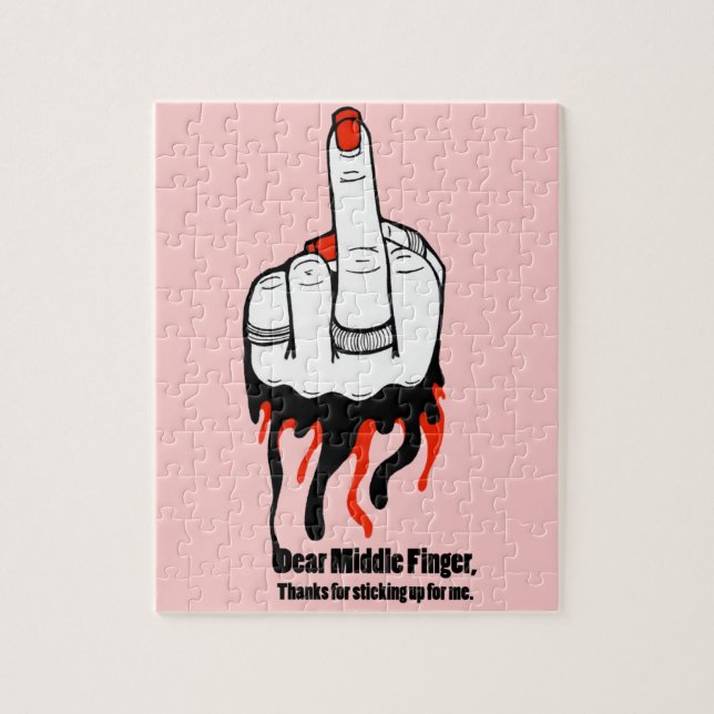 Kärt långfinger pussel (Vertikal)