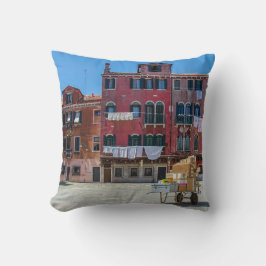 Kart med lådor i Venedig Kudde